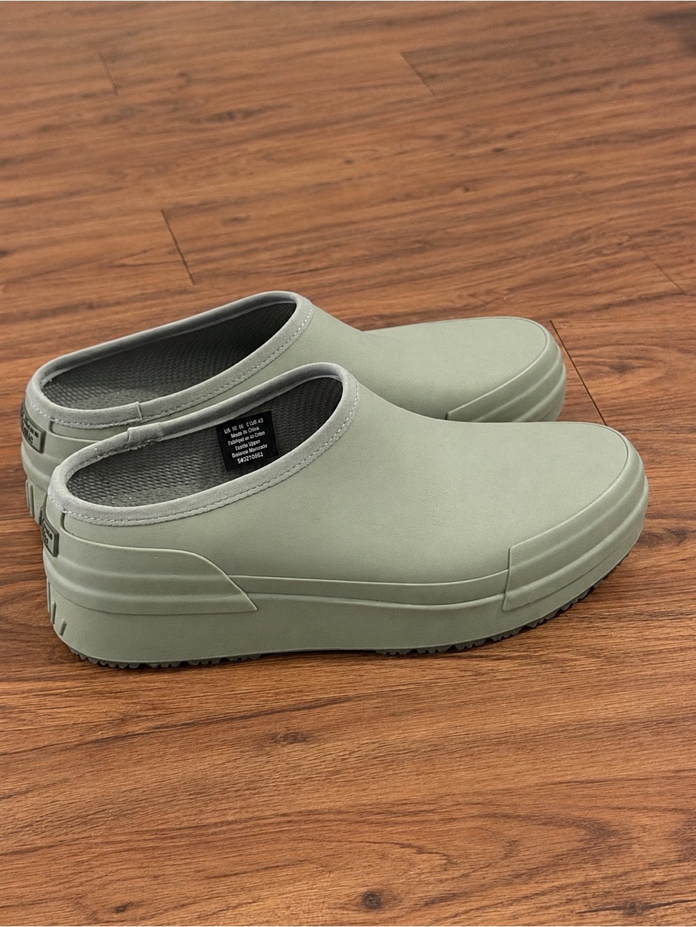 L.L. Bean Women's Sage Green Slip-On Clogs